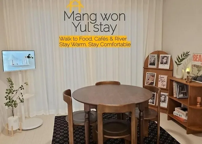 Large 2br Near Hongdae, Mangwon Market & River, 6 Guests * Seoel